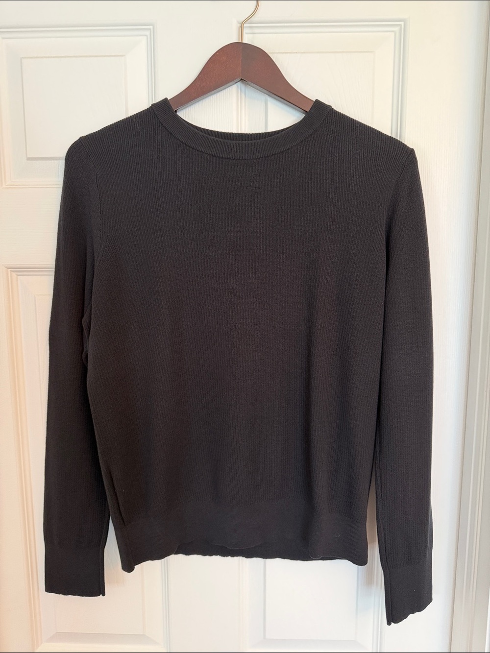 Ann Taylor Black Crewneck Sweater